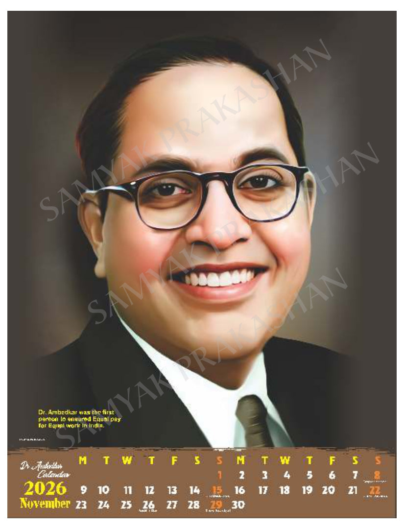 Dr. Ambedkar Calendar 2026 (PRE- Booking)