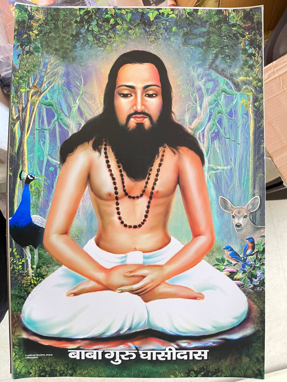 Baba Guru Ghasidas Poster (Pack of two)