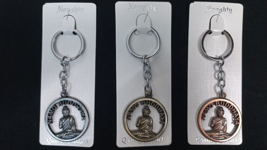 Namo Buddhaya Premium Metal Keychain