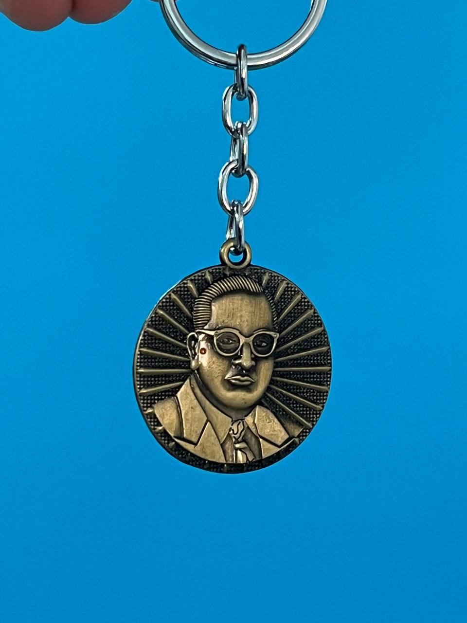 Gautam Buddha & Dr Ambedkar Premium metal Keychain