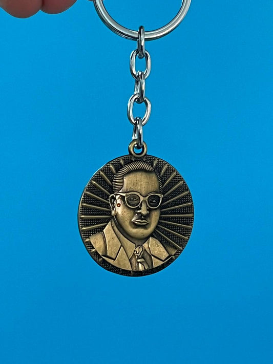 Gautam Buddha & Dr Ambedkar Premium metal Keychain