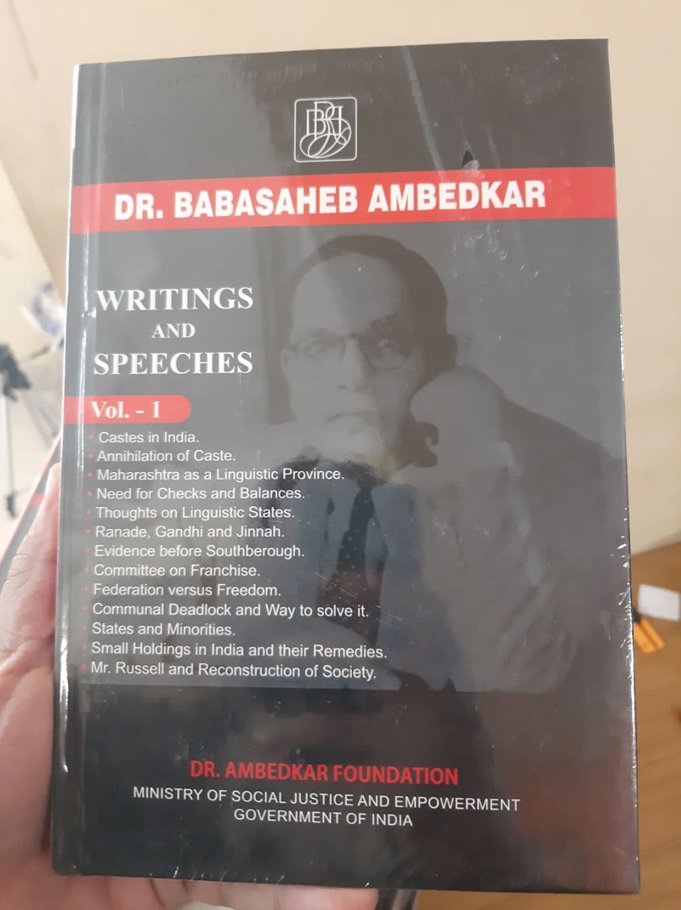 Dr Babasaheb Ambedkar Writings and Speeches Volumes:1 -17 (English - Hardcover)
