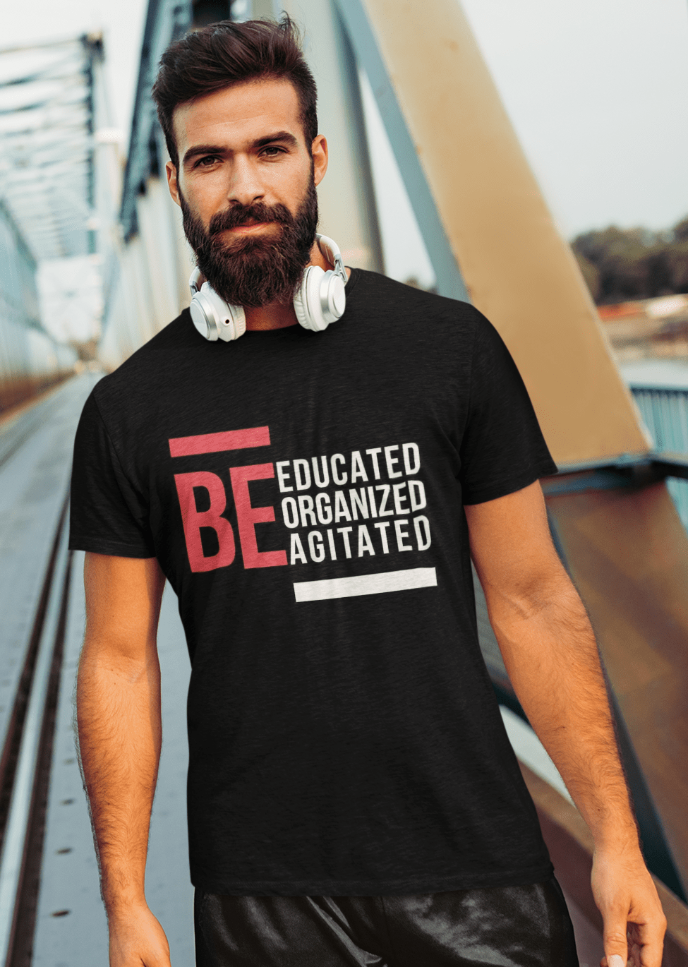 Be Educated Organised Agitated T-Shirt