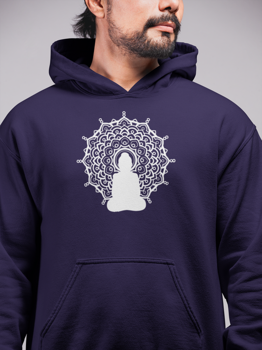 Buddha Peacock Hoodie