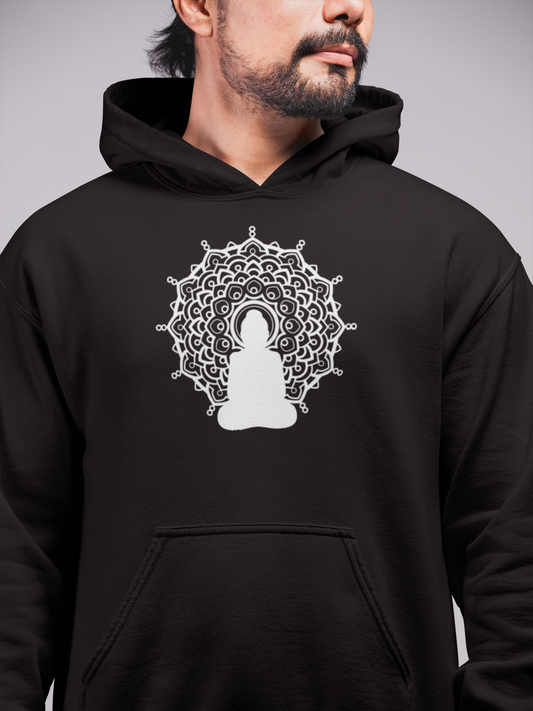 Buddha Peacock Hoodie