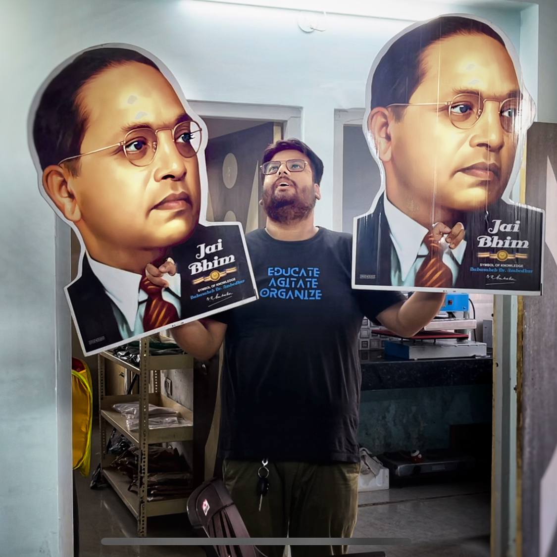 Dr Ambedkar Face Cut out (Pack of 5)