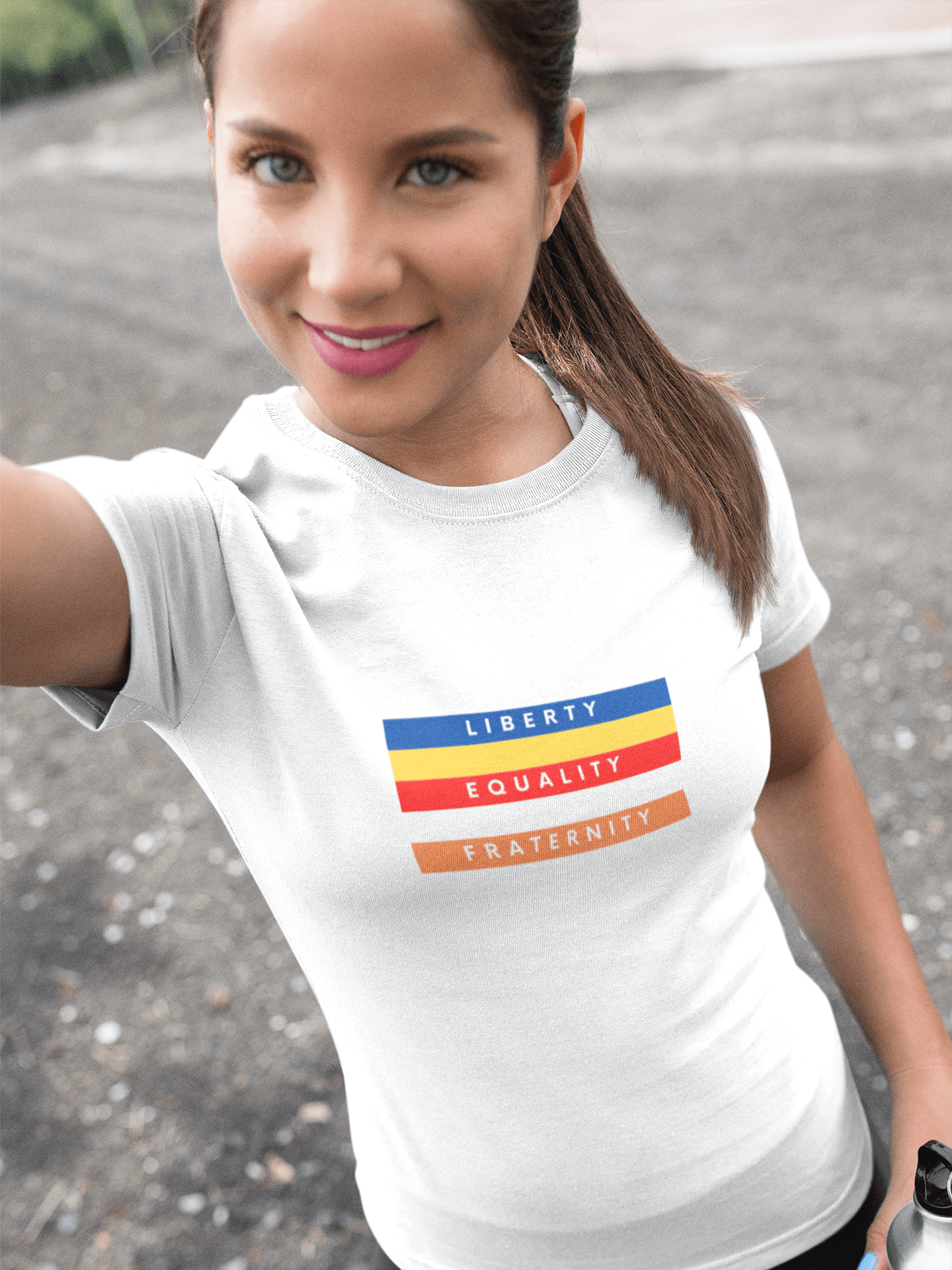 Liberty and Equality Fraternity Women T-shirt
