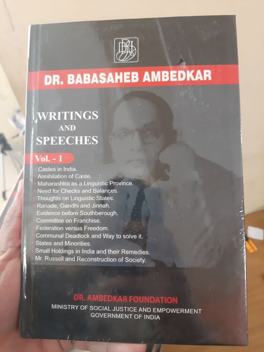 Dr Babasaheb Ambedkar writings and speeches PDF