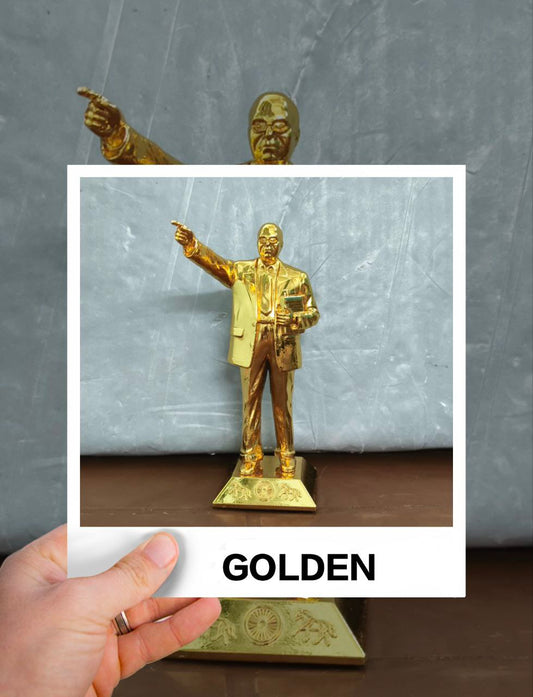 DR.BR.AMBEDKAR PREMIUM HEAVY METAL STATUE  10CM