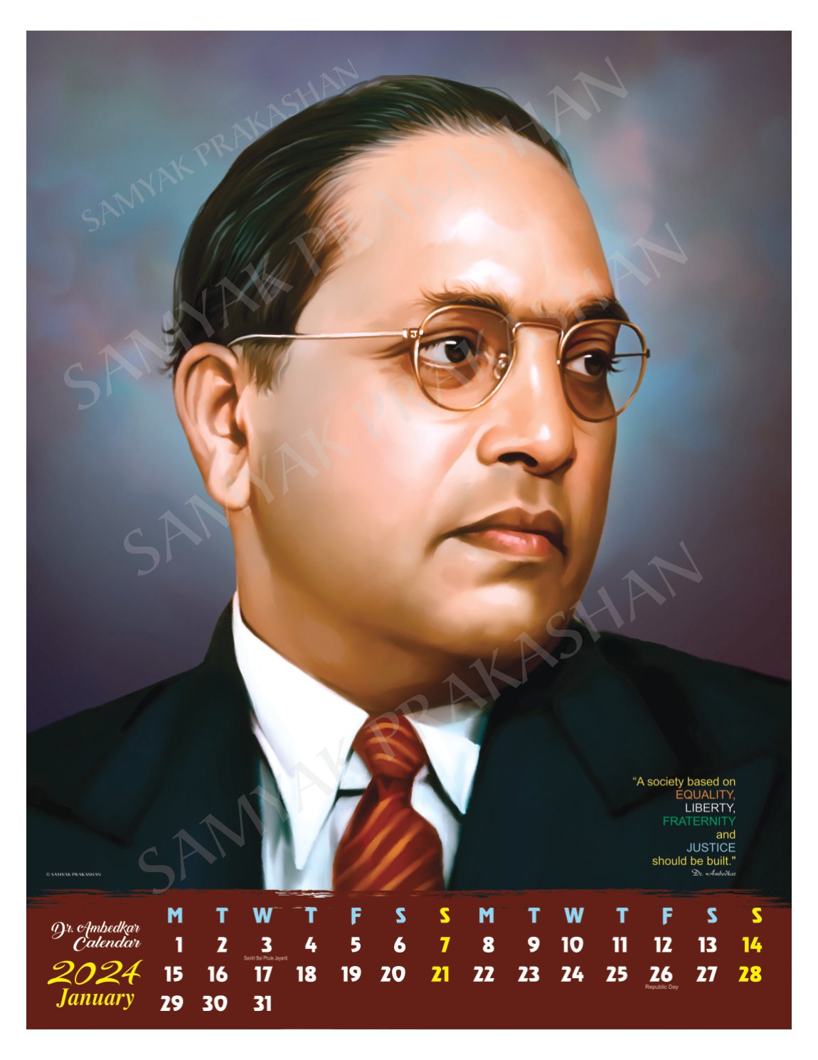 Dr. Ambedkar Calendar 2024