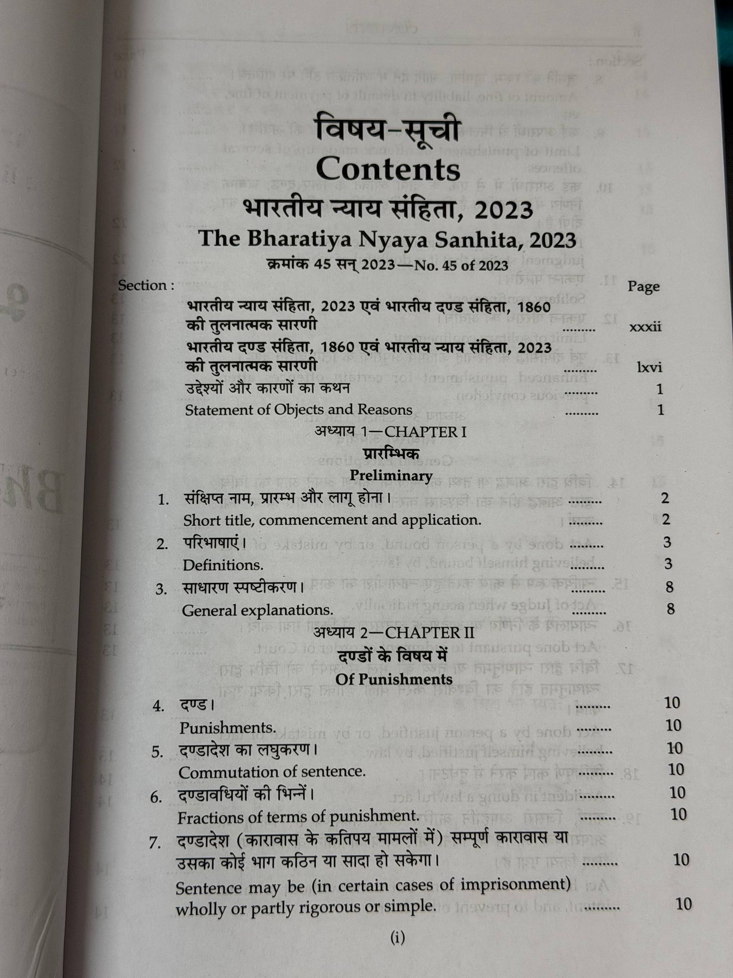 The Bharatiya Nyaya Sanhita, 2023