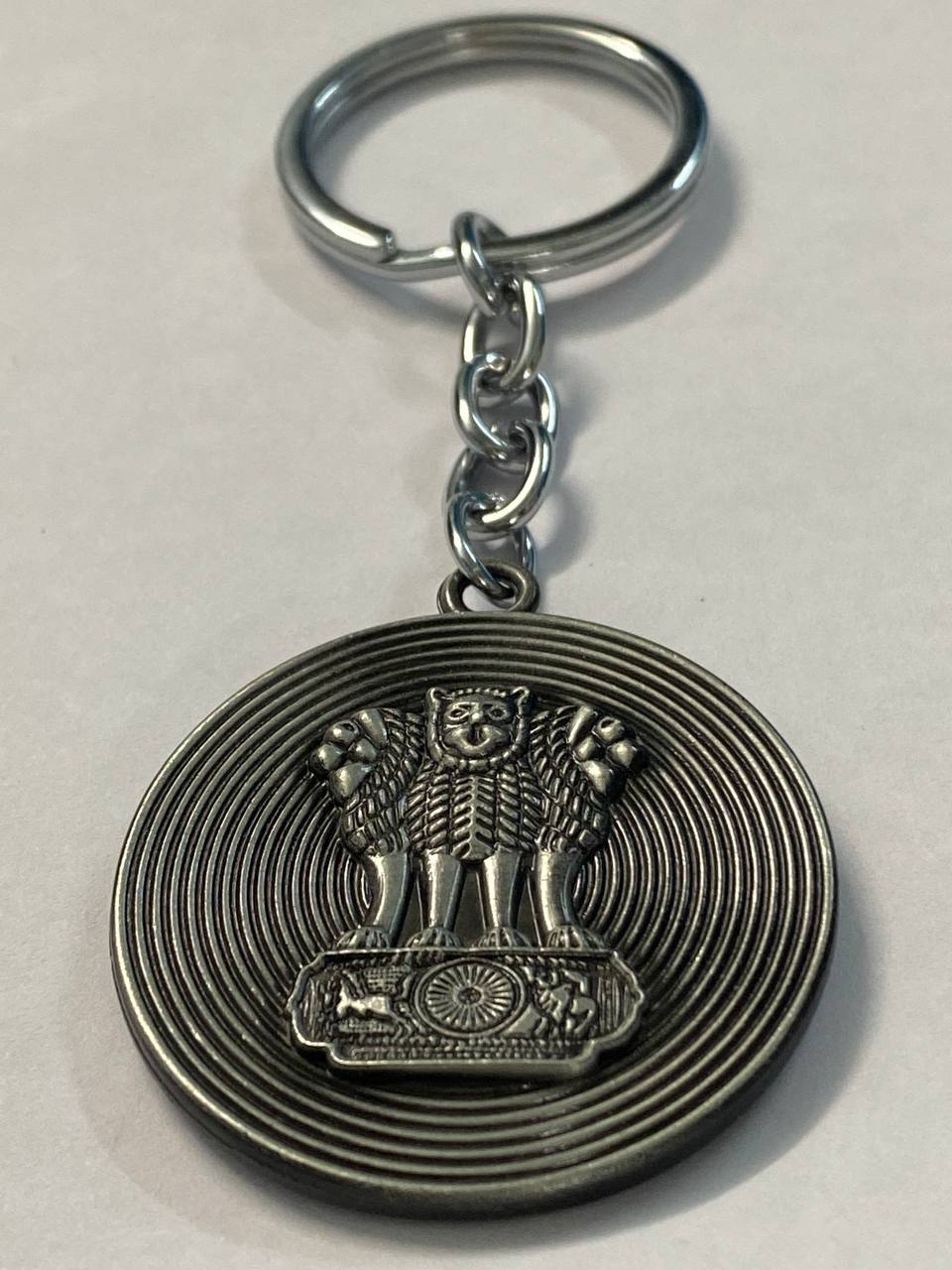 Ashok Stambh embossed keychain
