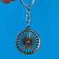 Ashok Chakra Premium Metal Keychain
