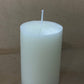 White pilar candle 2x3