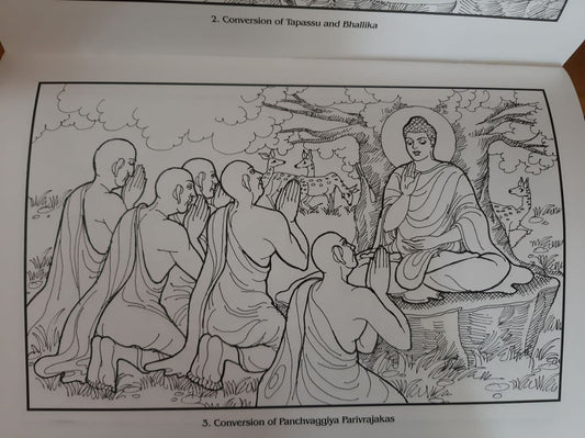 Buddha Coloring Book For Children (Landscape)