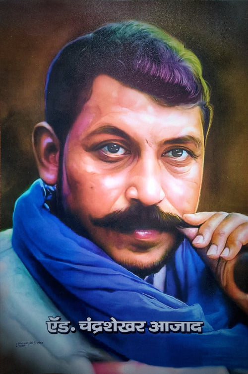 Ajad Ravan Photo Chandrashekhar Azad Ravan HD Poster (Pack of 2) – Tathagat LIVE