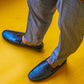 Pure Leather Black Shoes (Loafer Style)