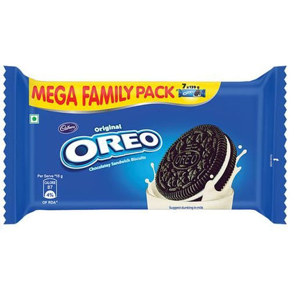 Cadbury Oreo Chocolatey Sandwich Biscuit - Crunchy, Vanilla Flavour, Mega Family Pack, 972 g