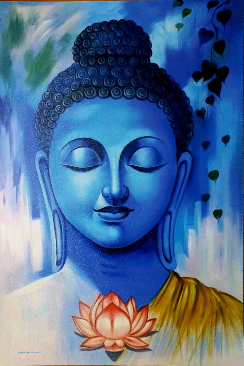 Blue Buddha Poster (Pack of 2)