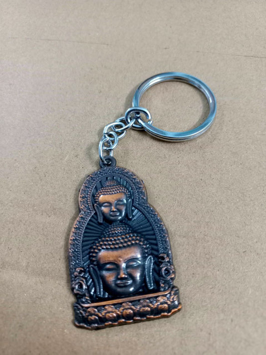 Buddha Metallic Keychain